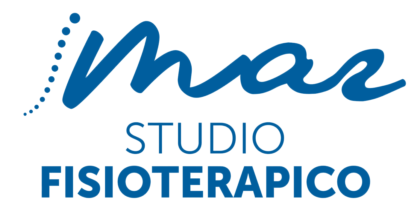 Logo blu dello Studio Fisioterapico Mar su sfondo trasparente