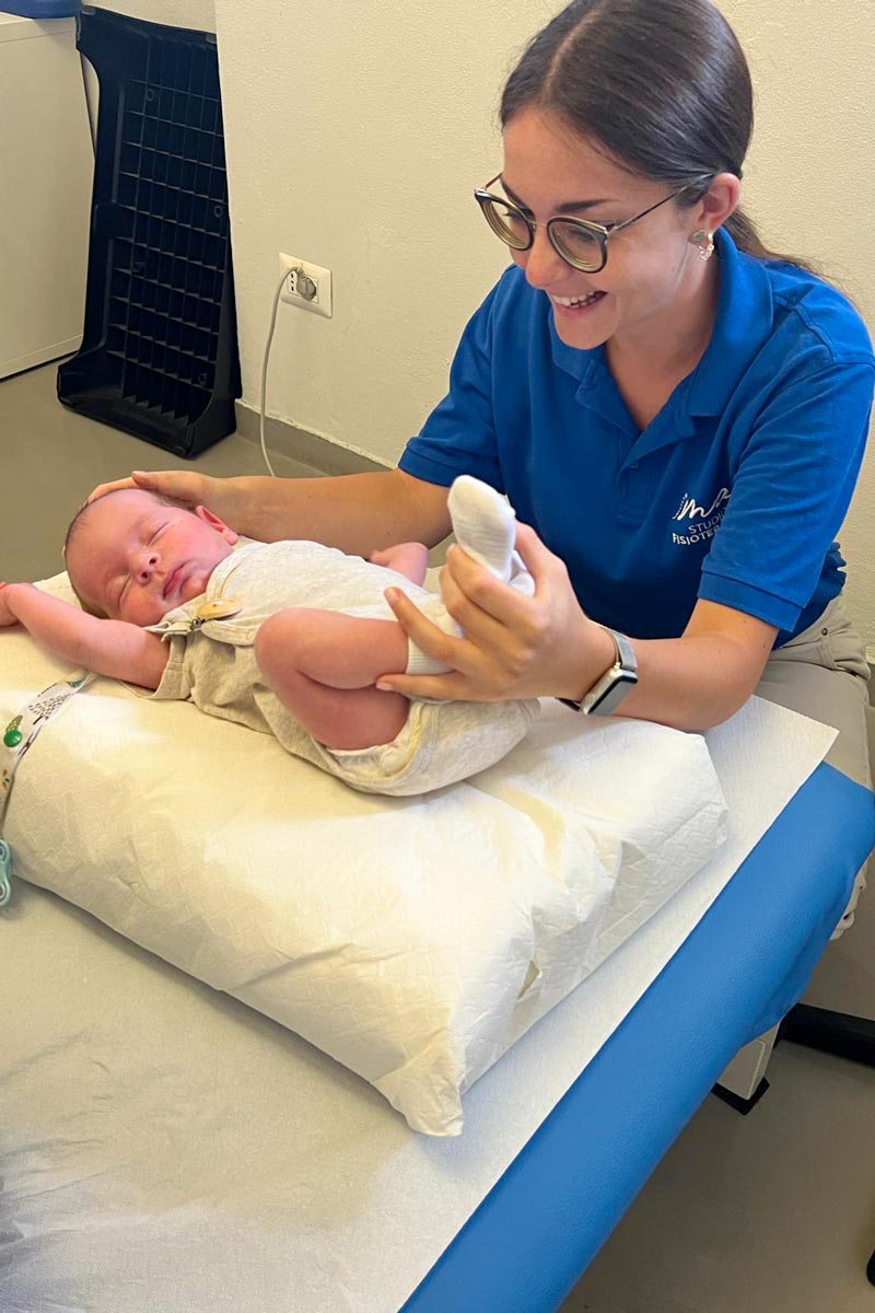 Osteopatia neonatale per il benessere del neonato.